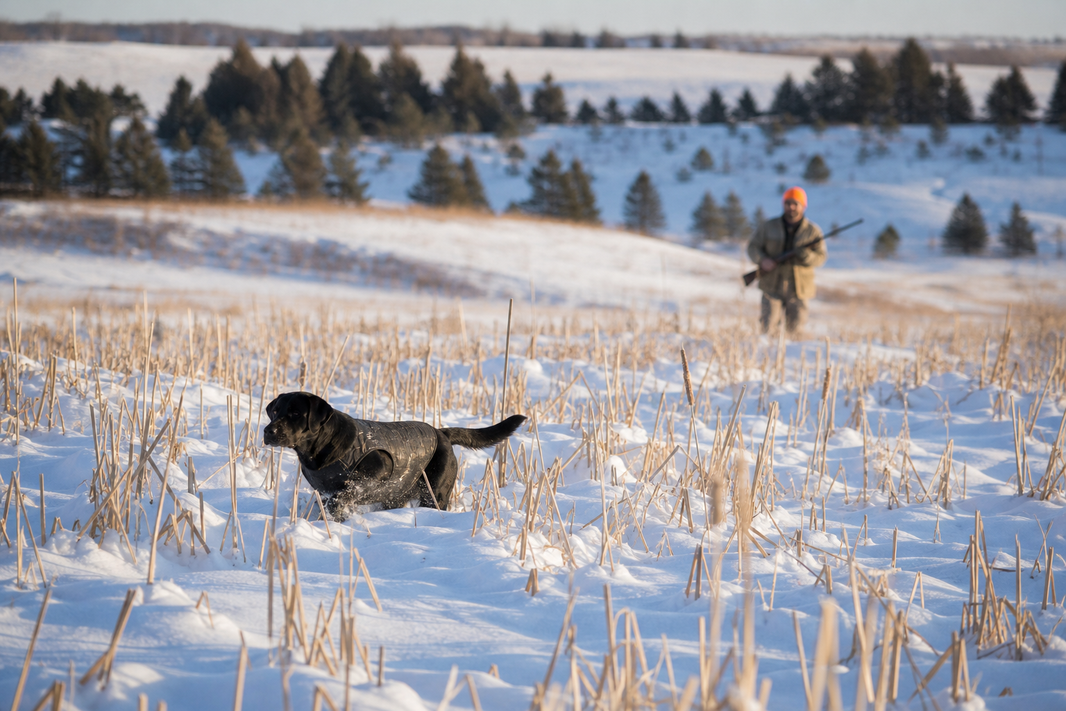 Late-Season Pheasant Hunting: Tactics for Winter Roosters — South Dakota pheasant hunting, Coteau View Hunts